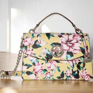 Guess Landon Floral Top Handle Flap